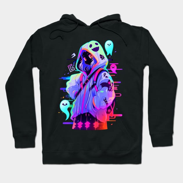 Ghost Girl Shinjuku Hoodie by MikeyMeta